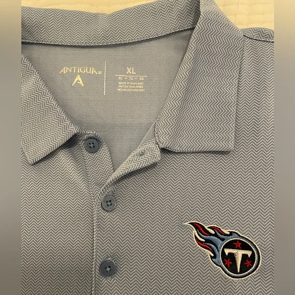 Tennessee Titans Antigua Men's Gameday Polo - Picture 2 of 3